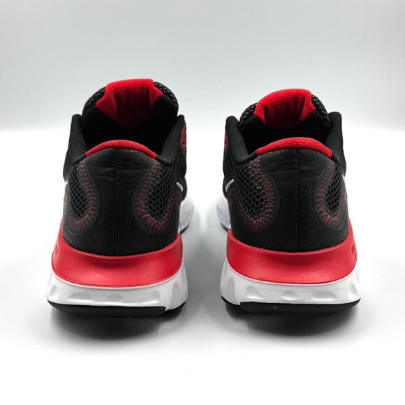 Nike Renew Run Black White University Red - Picture 4 of 10